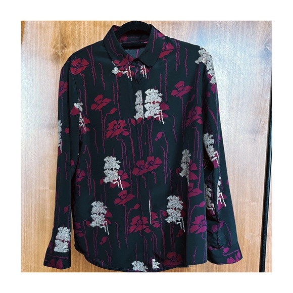 The Kooples Gold Detailed Button Down - Picture 2 of 3